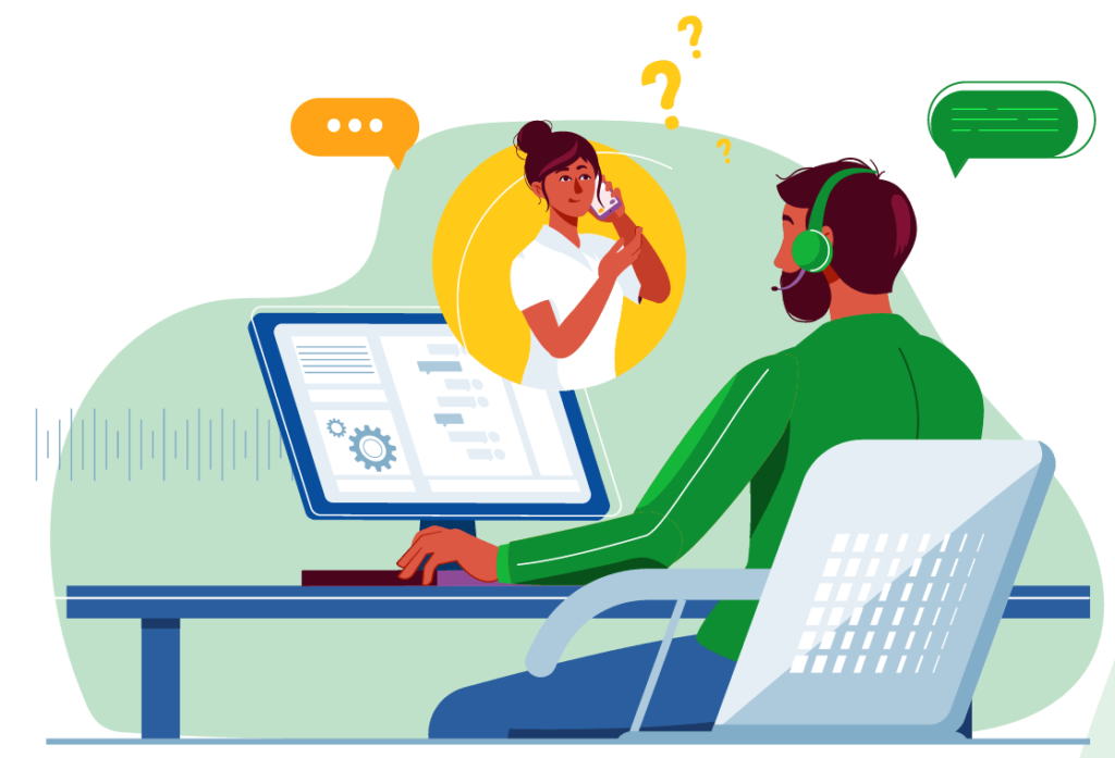 Homme et femme en train de s'appeler au téléphone